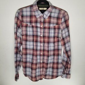 ISABELLE SINCLAIR Plaid Longsleeve Shirt (W2-59)